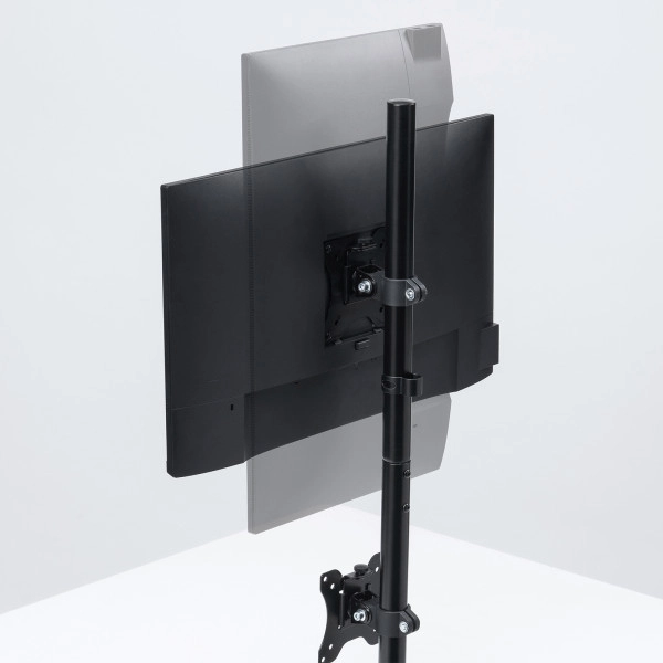 デュアルモニターアーム(上下・2画面) CR-LAC211BK: 周辺小物 | ALMOTT