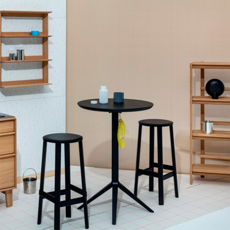 Archive Barstool High（アーカイブバースツールハイ）P3496C Black