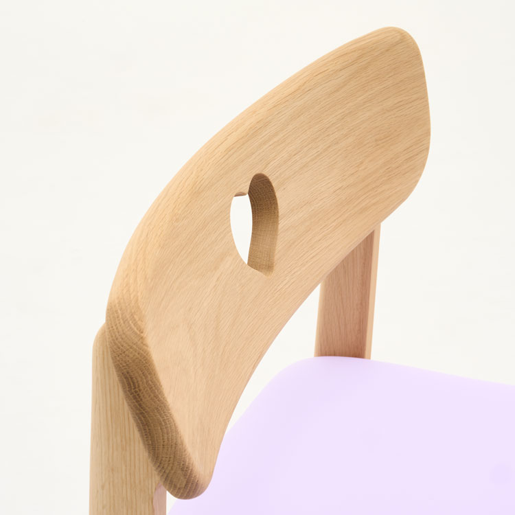 デスクチェア XT1801 ラベンダーパープル ピュアオーク 通販 | 【公式