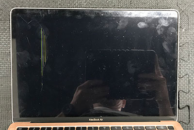 MacBook Air M1 (2020) 液晶割れ修理事例｜熊本県から宅配依頼