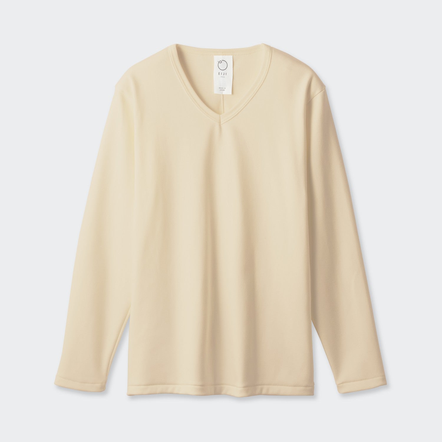 MENS ヘビー 長袖 VネックTシャツ ORGANIC | 高級無地Tシャツ専門店