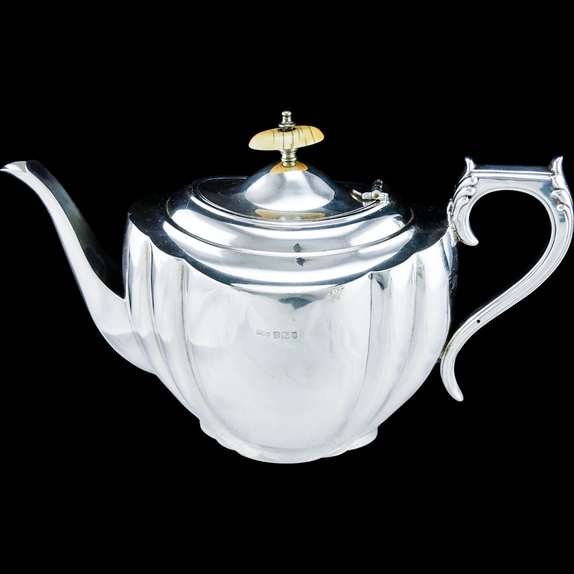 スターリングシルバーティーセット『ムーンライトエレガンス』英国