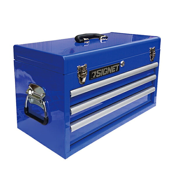 3月の特価品】シグネット ツールボックス 3段 (ブルー) (54430