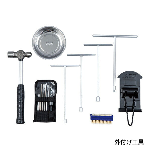 メーカー直送業者便] KTC SK8201R ハイメカツールセット レッド 123点