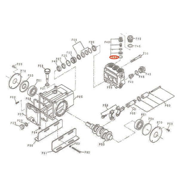 メーカー直送品] オカツネ プランジャーポンプ RG-313R用パーツ
