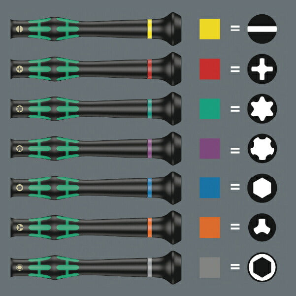 日本正規品 Wera 118154 2067/6 TORX 精密ドライバーセット6本組