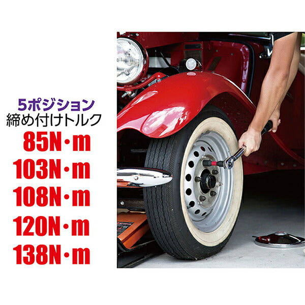 Pro-Auto プロオート TRV-405PW 1/2 ホイールナット専用5ポジショント