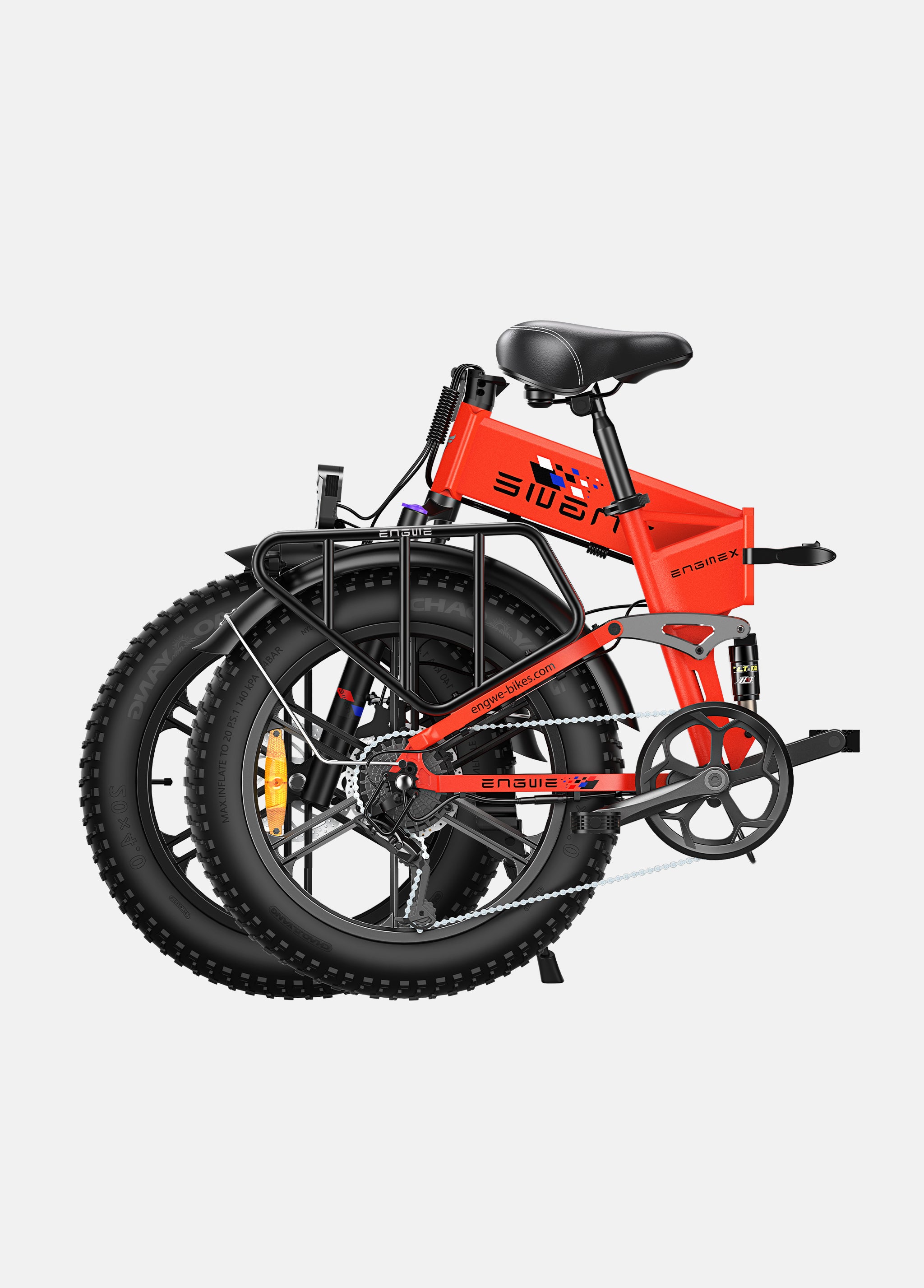 ENGWE ENGINE X 120KM Dual Suspension Foldable Fat Ebike – ENGWE