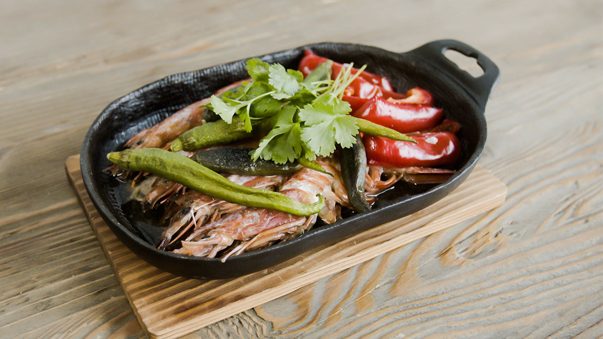 赤海老のエスニックグリル-魚焼きグリル活用お手軽調理｜レシピと道具