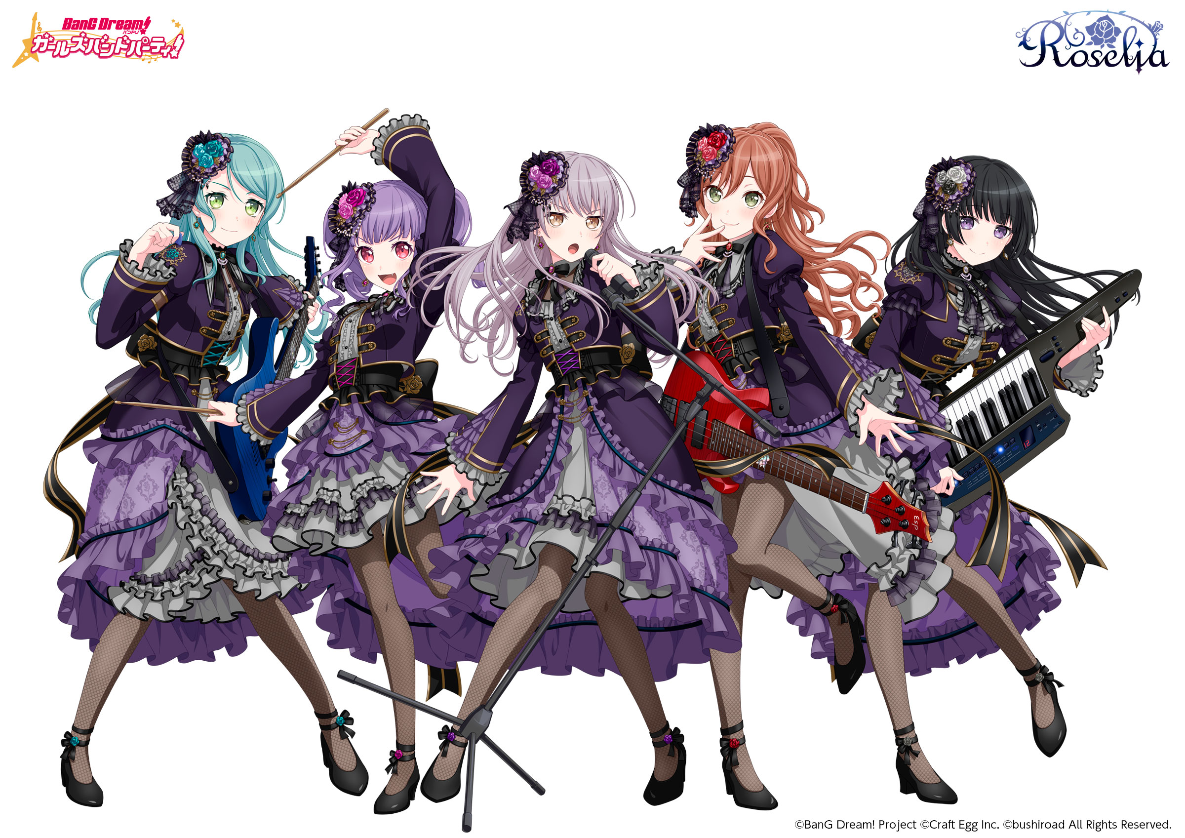 コラボレーション Roselia シリーズ | ESP GUITARS