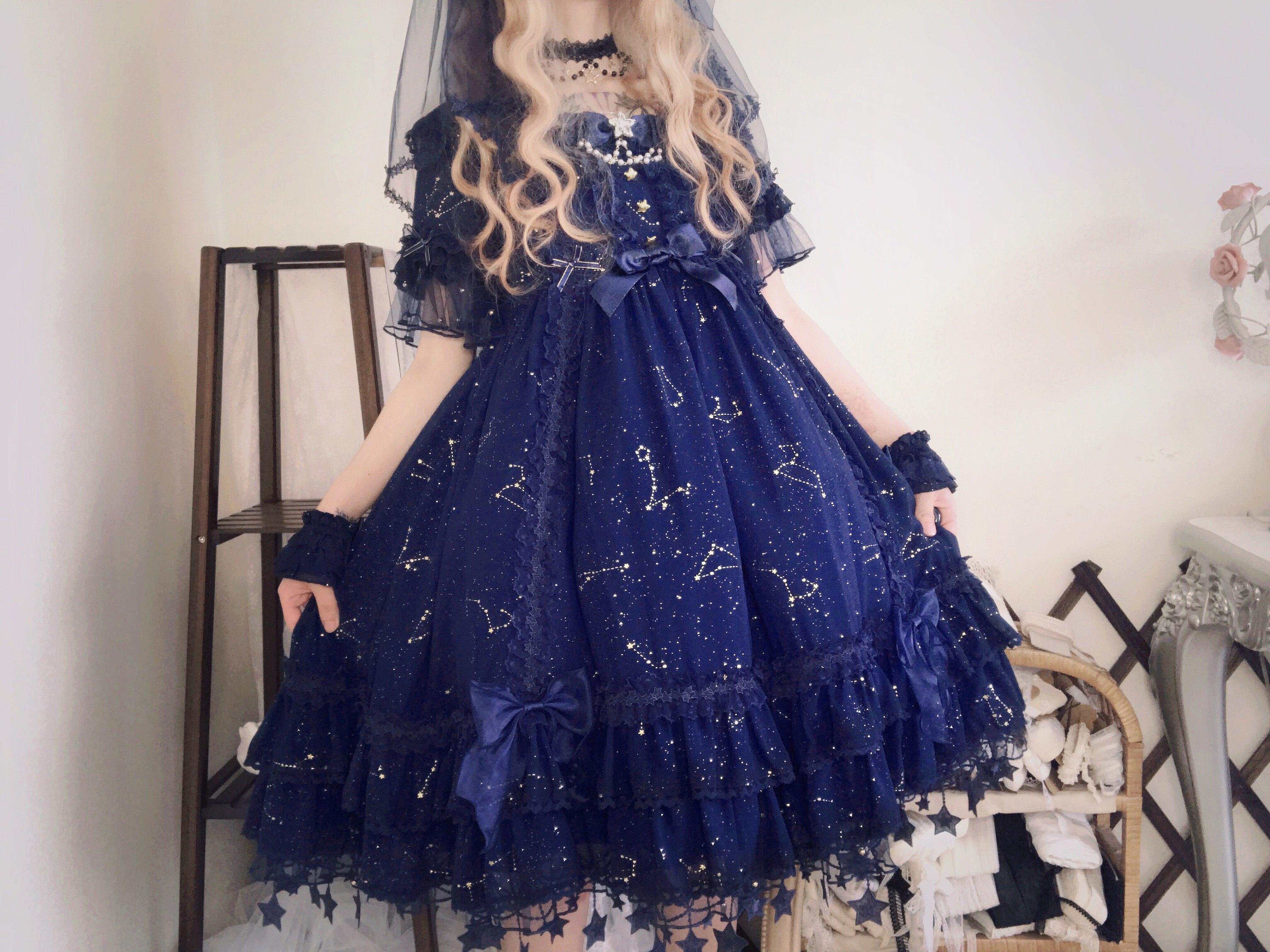 Starry Sky ワンピースセット【十一月咲夜】 – Epetice