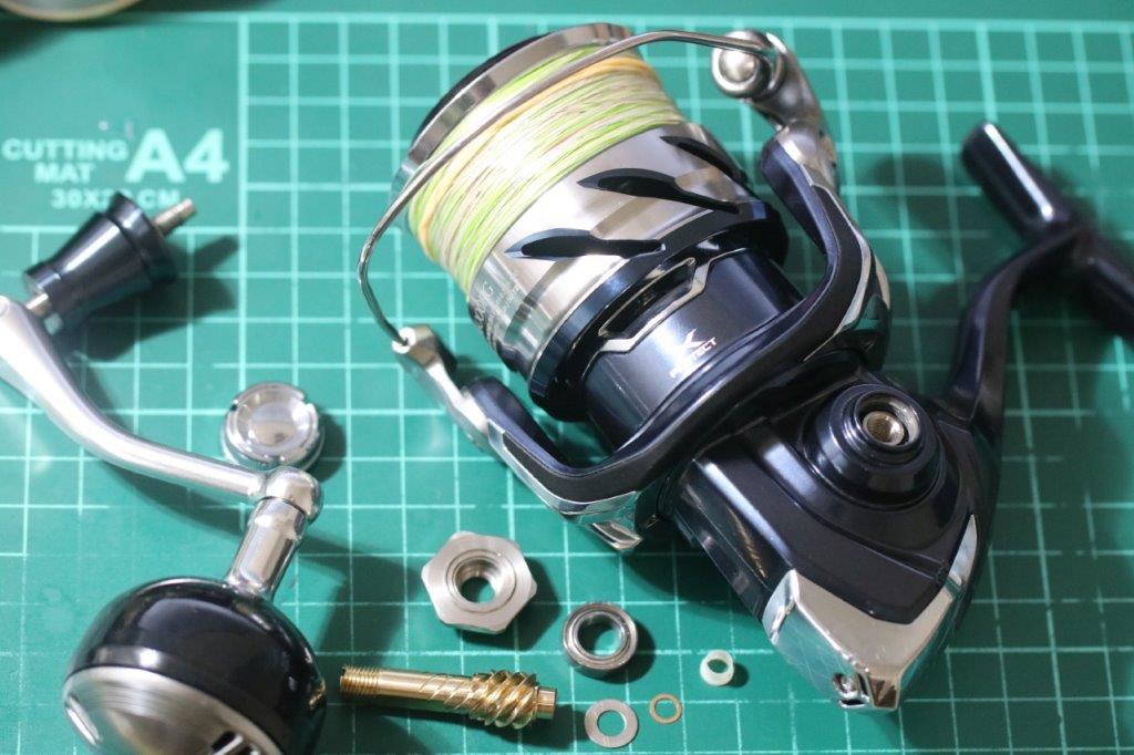 改造依頼 21ツインパワーSW 6000HG 20ステラSWのパーツを流用した2BB