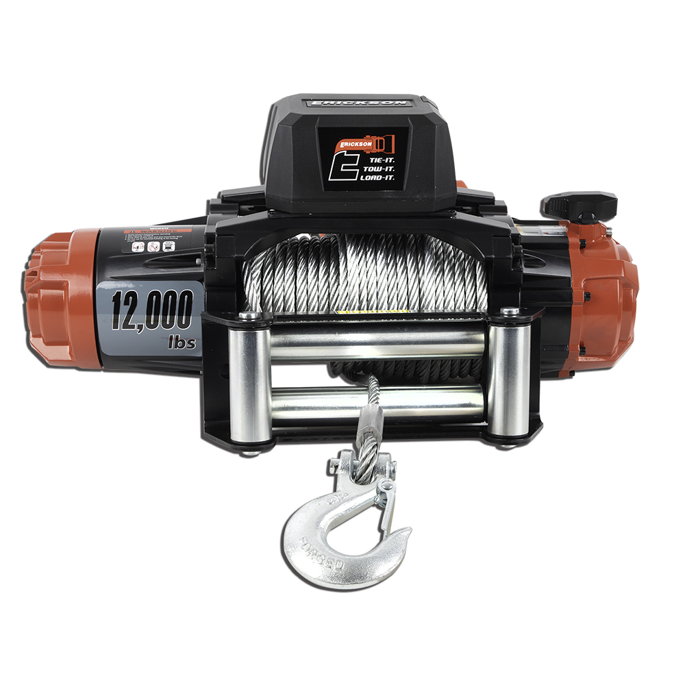 3/8″ x 85′ Steel Rope |12,000 lb. DC Winch – Erickson Manufacturing