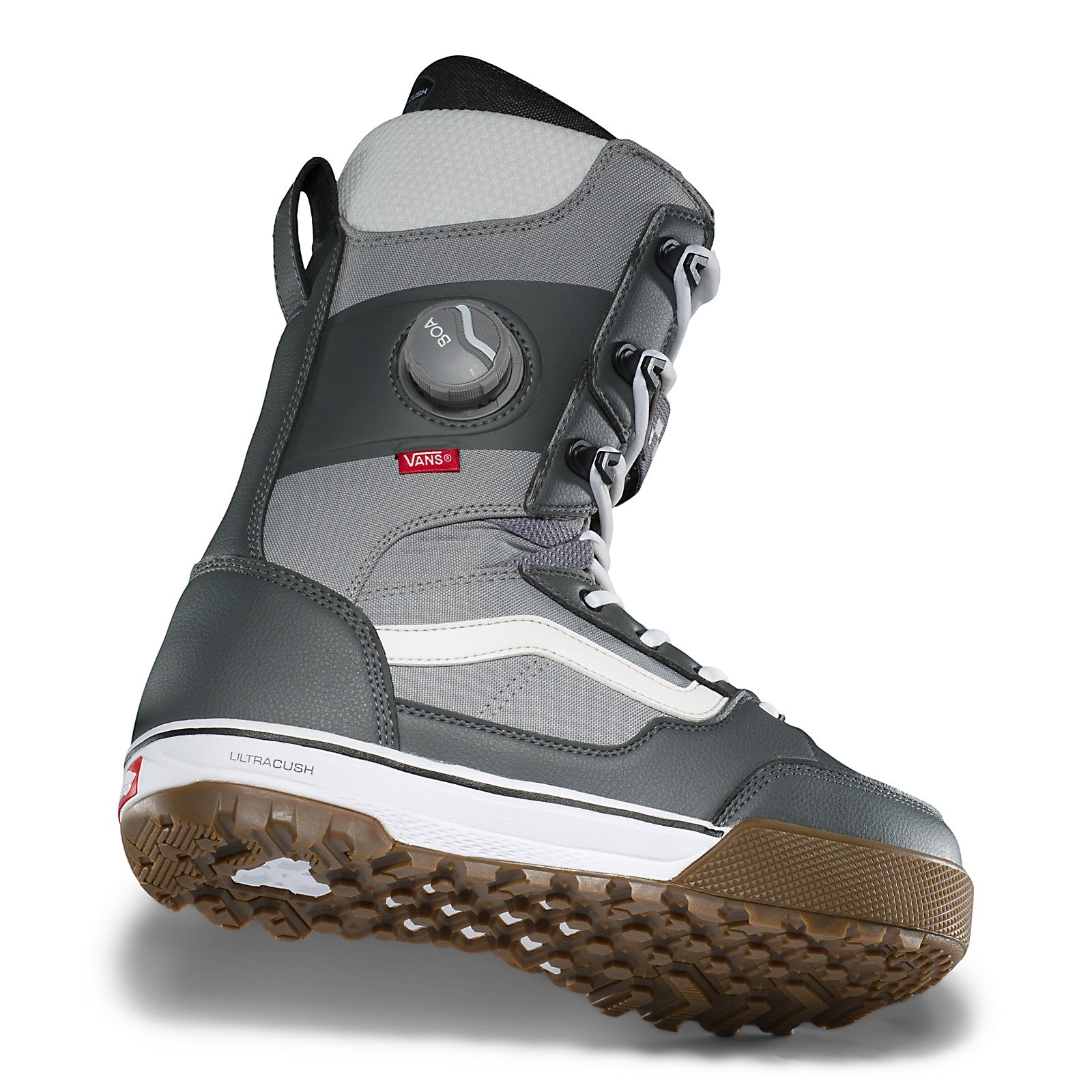 Vans Invado Pro Snowboard Boots - Gray/White
