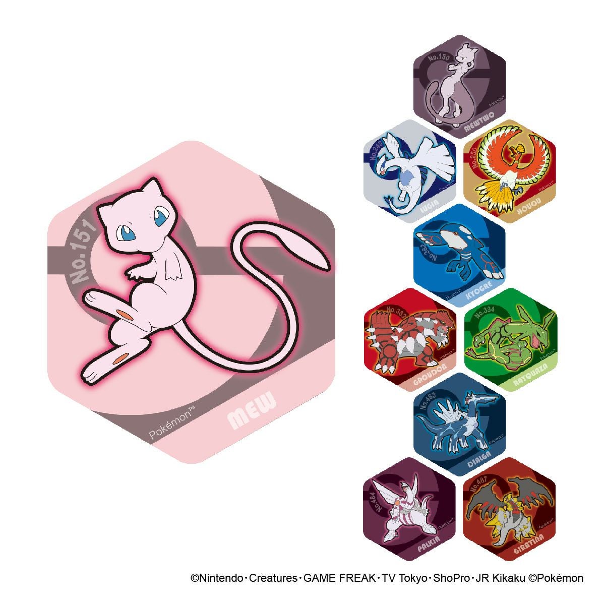 アイアップ公式通販】ポケットモンスター ハニカムアクリルマグネット