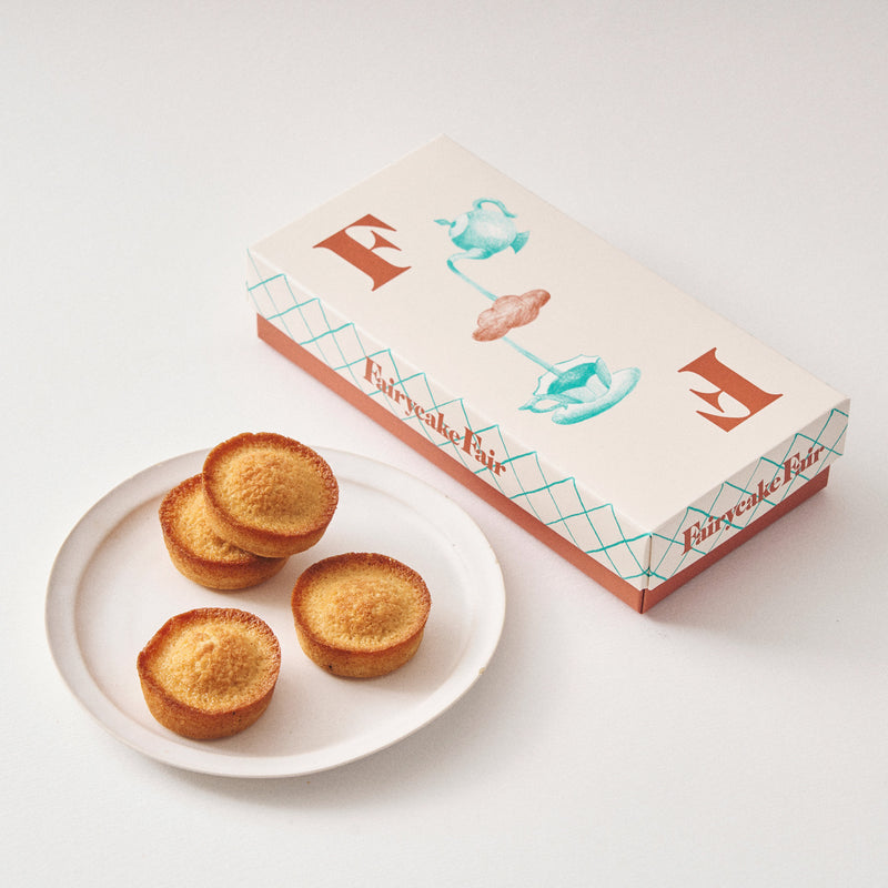 焦がしバターのフィナンシェカップケーキ 4個入 – Fairycake Fair
