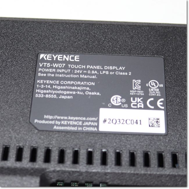 FA機器ドットコム / VT5-W07 タッチパネルディスプレイ 7型ワイドTFT