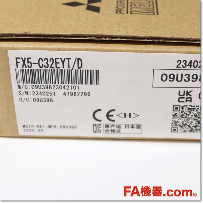 FA機器ドットコム / FX5-C32EYT/D 出力ユニット トランジスタ出力32点