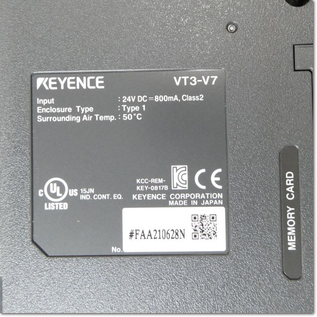 FA機器ドットコム / VT3-V7 タッチパネルディスプレイ 7型 VGA TFT