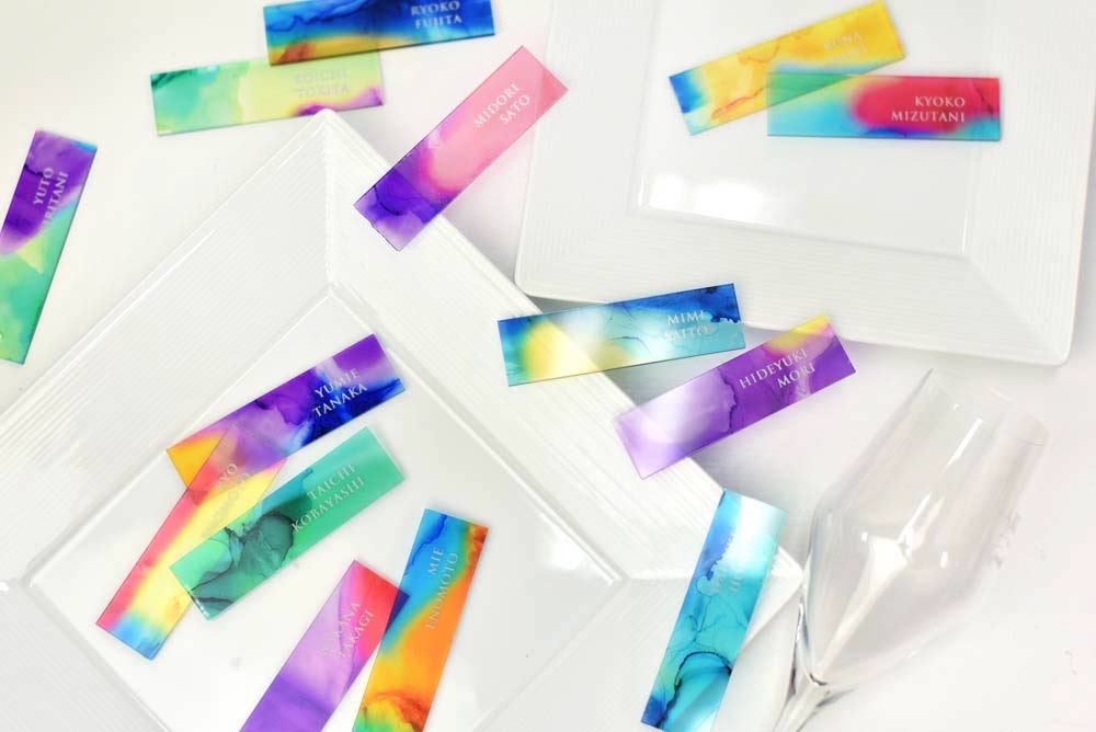 新商品情報「アクリルアート席札プレート”パッション”」 - 広島の