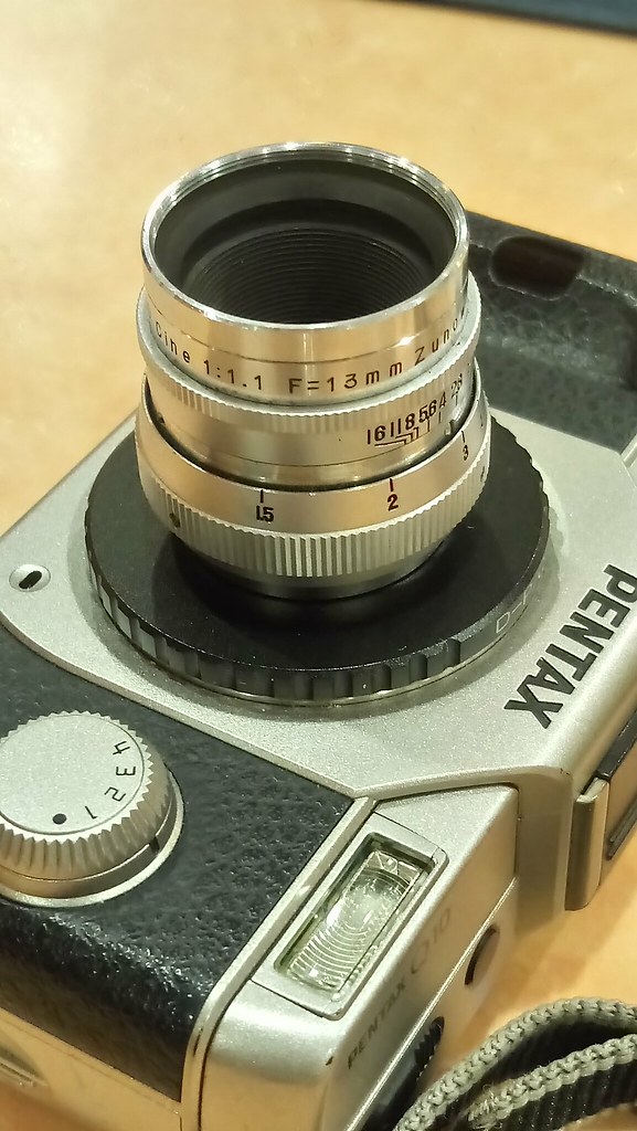 レンズ沼175本目】ZUNOW-ELMO Cine 13mm F1.1 Dマウント【PENTAX Q10