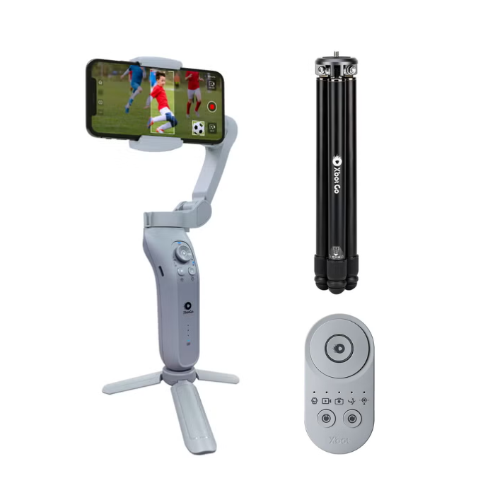 レンタル] XbotGo スマートフォン連動AIジンバル + 三脚 + リモコン