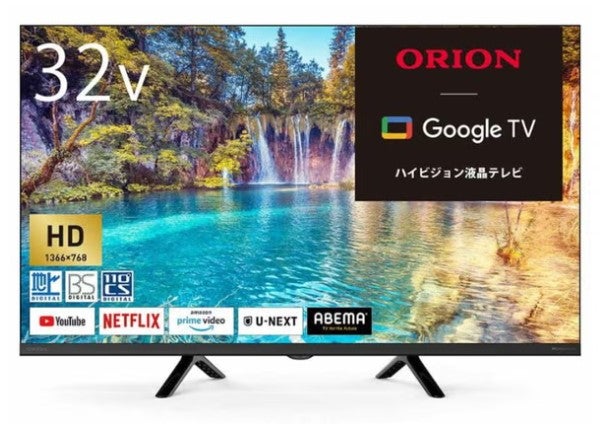レンタル] ORION(オリオン) ハイビジョンスマートテレビ OLS32WD10 32V