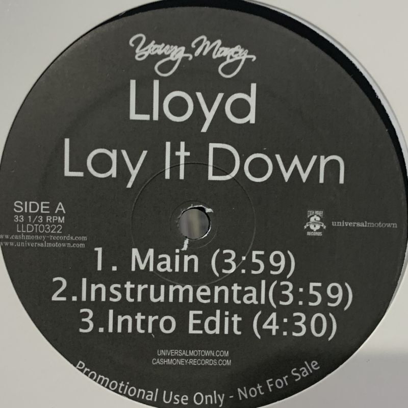 Lloyd - Lay It Down (12'') (特価!!) - FATMAN RECORDS