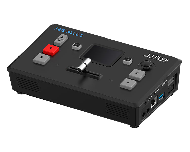 FEELWORLD L1 PLUS マルチカメラ ビデオ ミキサー スイッチャー ライブ
