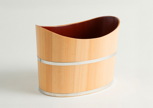 木の匠のワインクーラー「翔」 内漆・朱