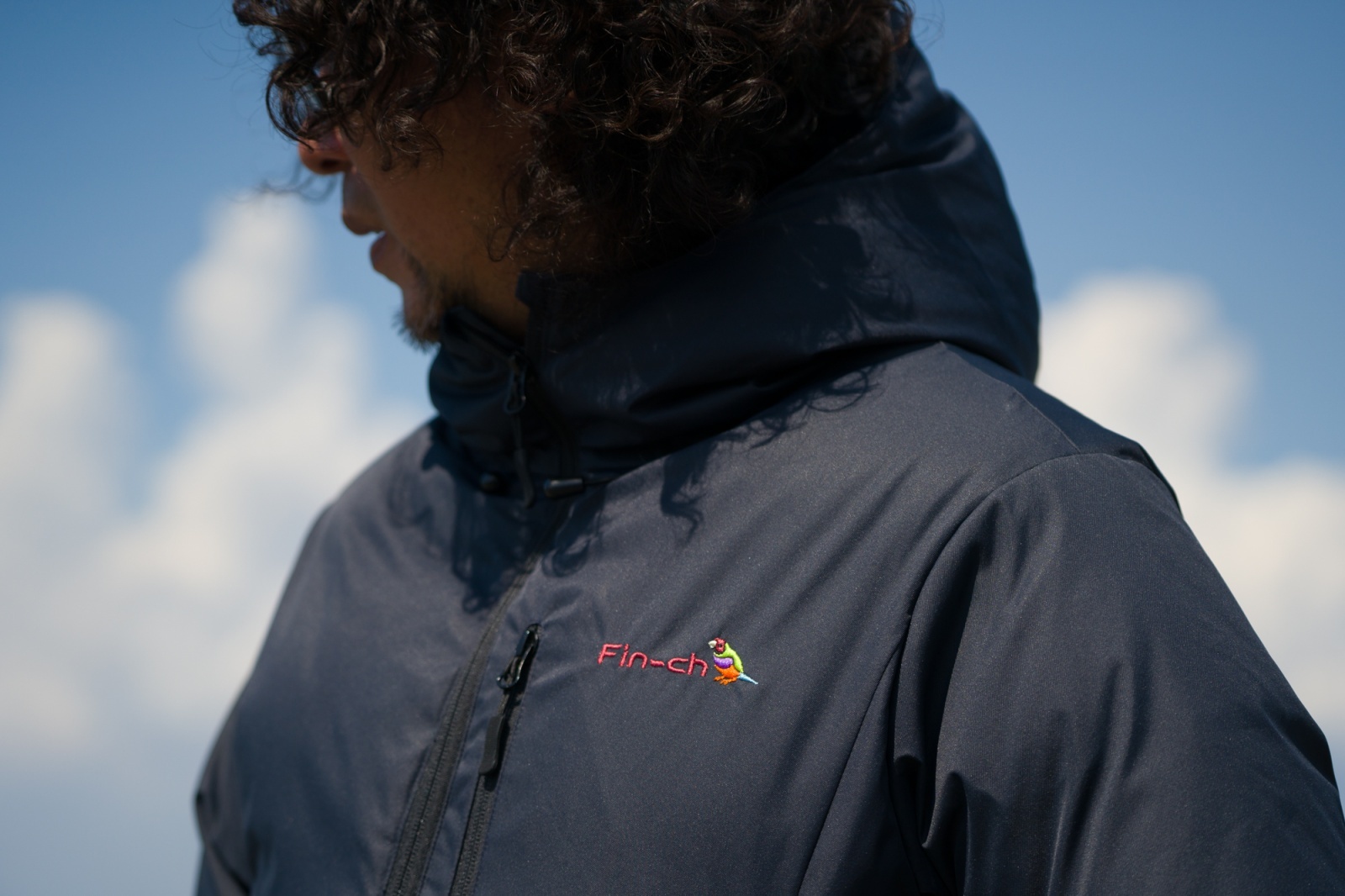 Rabida Down Jacket khaki （ラビダダウンジャケット)紺桔梗色（こん