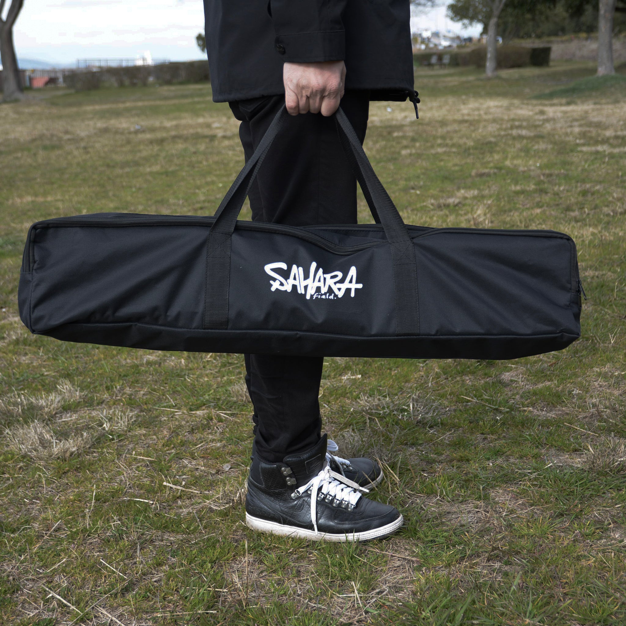 FieldSAHARA FSUDT001 ウッドロールテーブル 漆黒