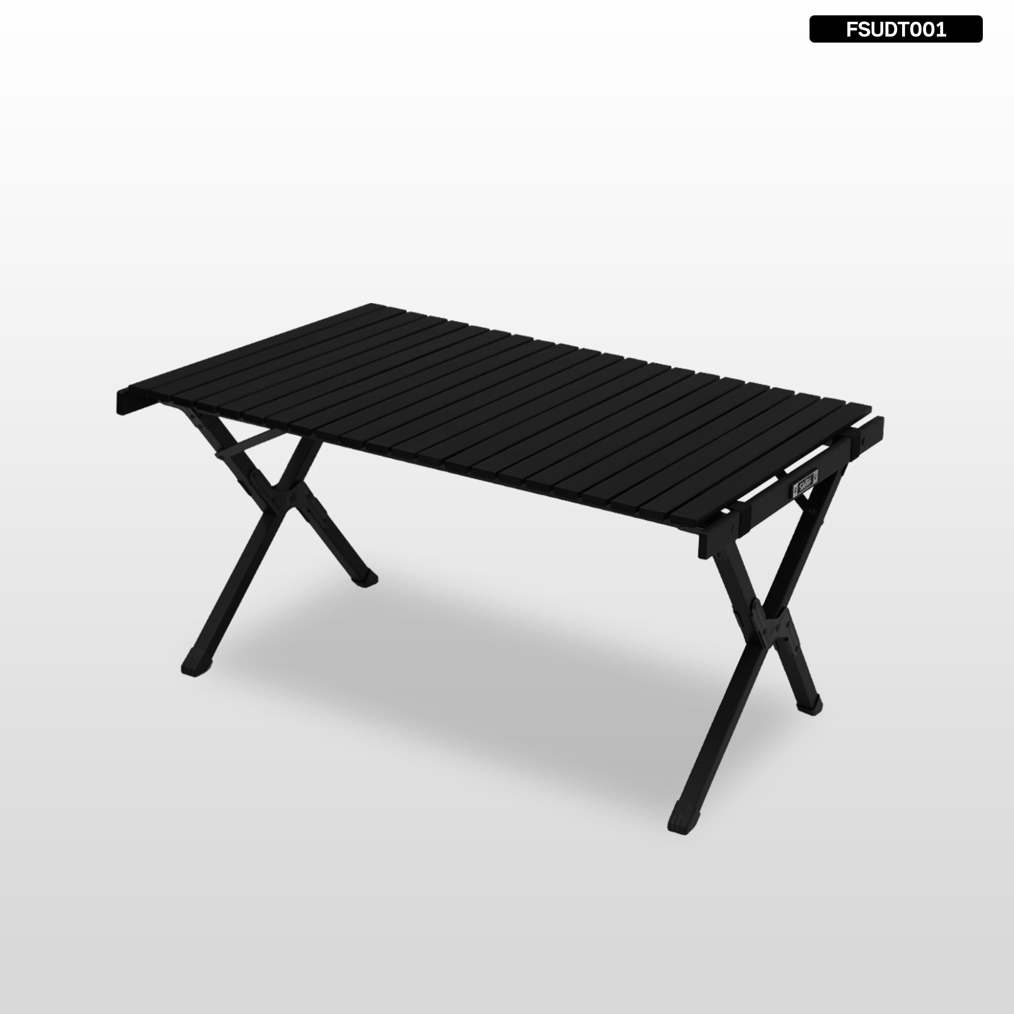 FieldSAHARA FSUDT001 ウッドロールテーブル 漆黒