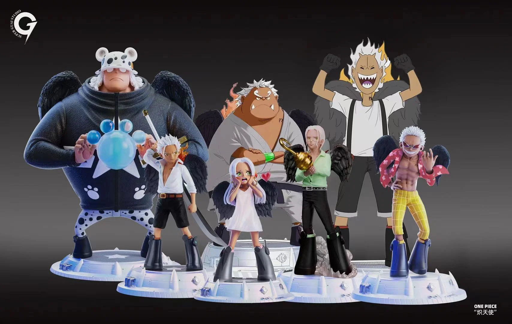 Seraphim Gecko Moria - ONE PIECE Resin Statue - Super Guai Studio