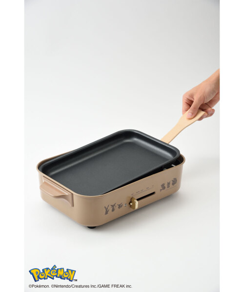 イーブイフレンズ コンパクトホットプレート ブラウンの通販 | BRUNO