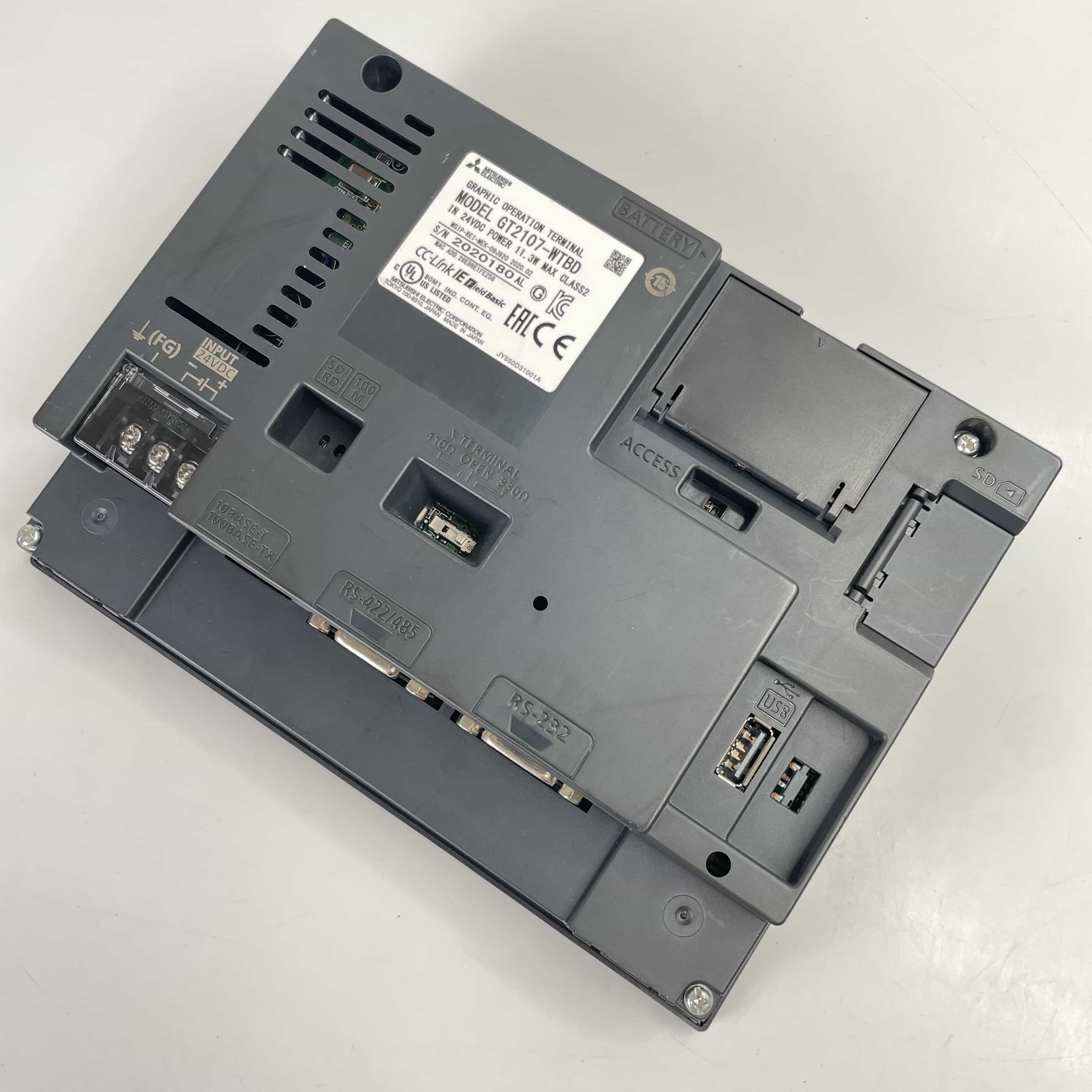 GT2107-WTBD 2020年製 グラフィックオペレーションターミナル2000