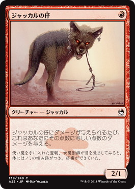 Foil】《ジャッカルの仔/Jackal Pup》[A25] 赤C | 日本最大級 MTG通販