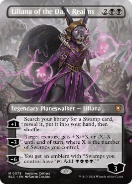 Foil】(078)□ボーダーレス□《闇の領域のリリアナ/Liliana of the