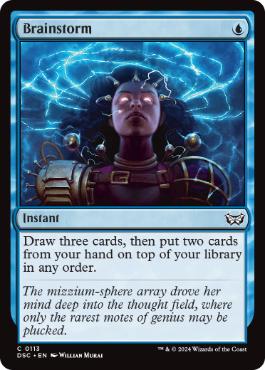 Foil】《渦まく知識/Brainstorm》[MMQ] 青C | 日本最大級 MTG通販