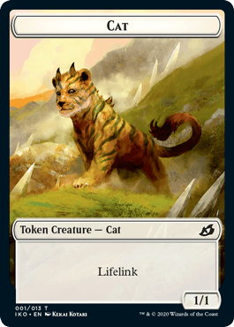 001)《猫トークン/Cat Token》[IKO] 白 | 日本最大級 MTG通販サイト