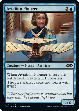 Foil】《飛行の先駆者/Aviation Pioneer》[M19] 青C | 日本最大級 MTG