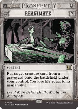 Foil】《再活性/Reanimate》(FNM)[DCIマーク] 黒 | 日本最大級 MTG通販