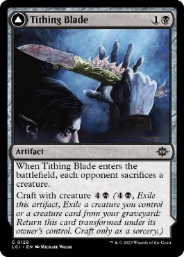 128)《税血の刃/Tithing Blade》/《貪る墓所/Consuming Sepulcher