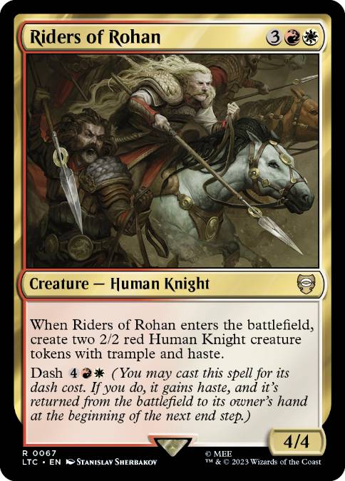 067)《ローハンの乗り手/Riders of Rohan》[LTC] 金R | 日本最大級 MTG