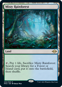 Foil】《霧深い雨林/Misty Rainforest》[EXP] 土地R | 日本最大級 MTG
