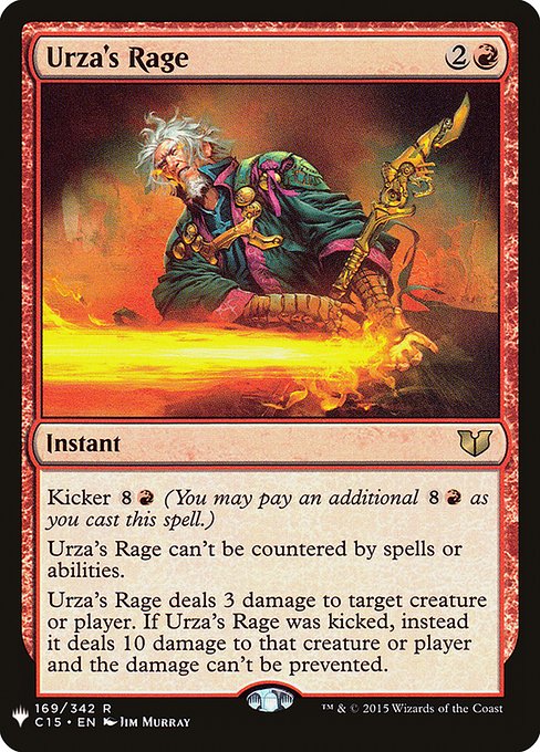 Foil】《ウルザの激怒/Urza's Rage》[PvC] 赤R | 日本最大級 MTG通販