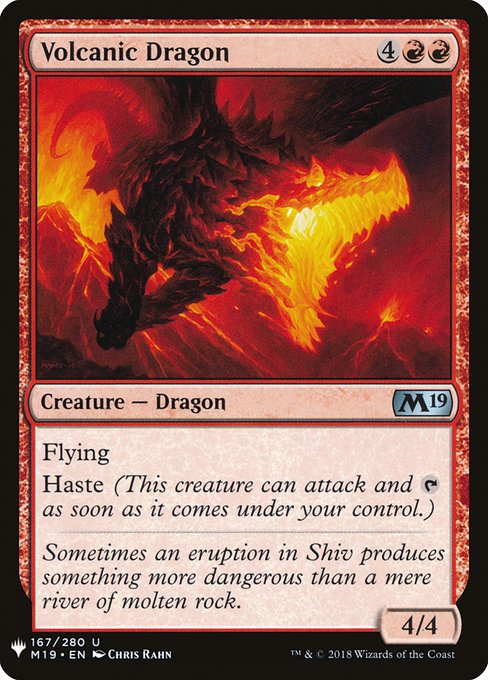 火山のドラゴン/Volcanic Dragon》[6ED] 赤R | 日本最大級 MTG通販