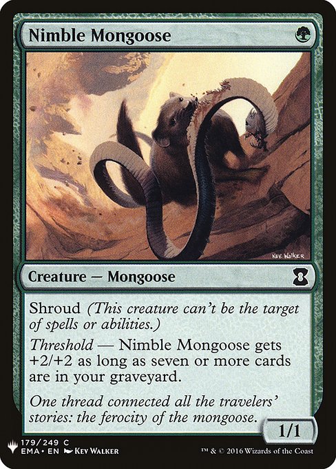 敏捷なマングース/Nimble Mongoose》[ODY] 緑U | 日本最大級 MTG通販