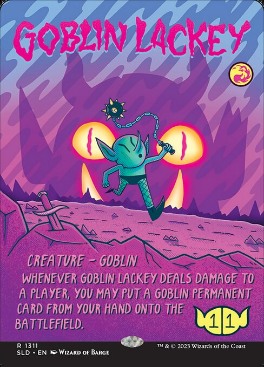 ゴブリンの従僕/Goblin Lackey》[USG] 赤U | 日本最大級 MTG通販サイト