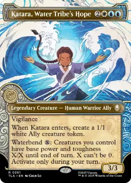 Foil】(231)《水の部族の希望、カタラ/Katara, Water Tribe's Hope